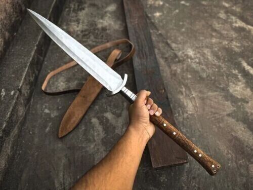 Handmade Durable Quality D2 Steel Sharp Edge Blade Spear With Unique handle