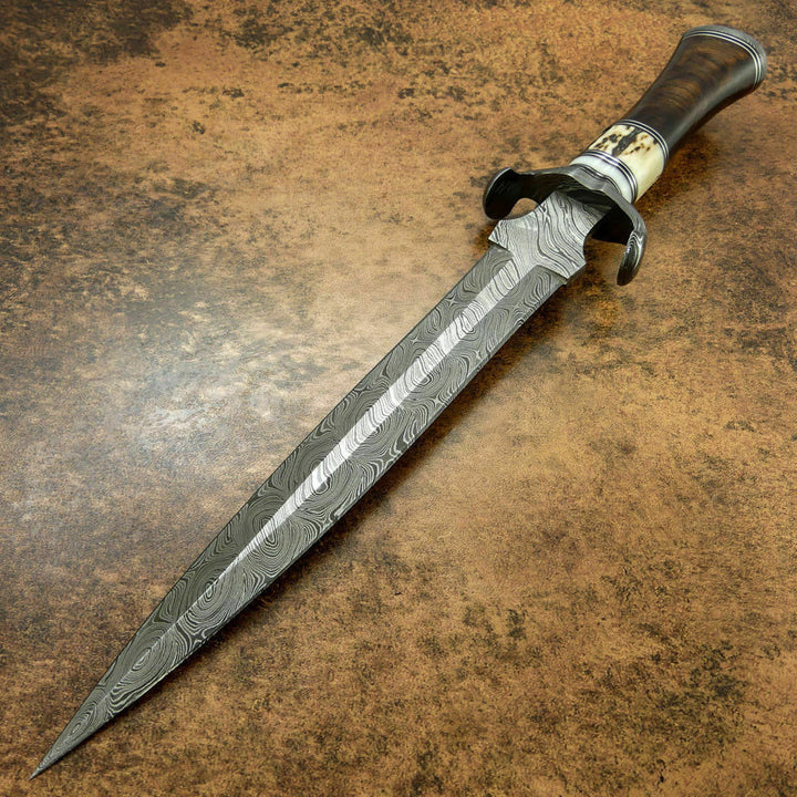 Beautiful Handmade Damascus Steel Dagger Knife Best Gift item