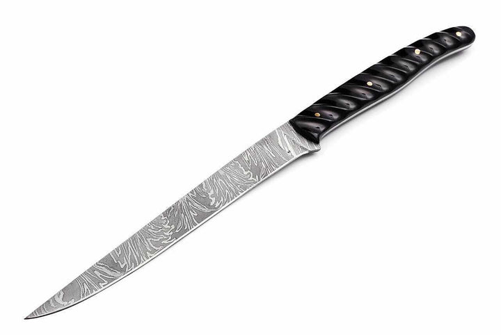 Damascus steel Fillet Fishing Knife/ Handmade Damascus Fillet knife/ kitchen knife/ bbq Knife/ steak knife / chef knife / gifts for him