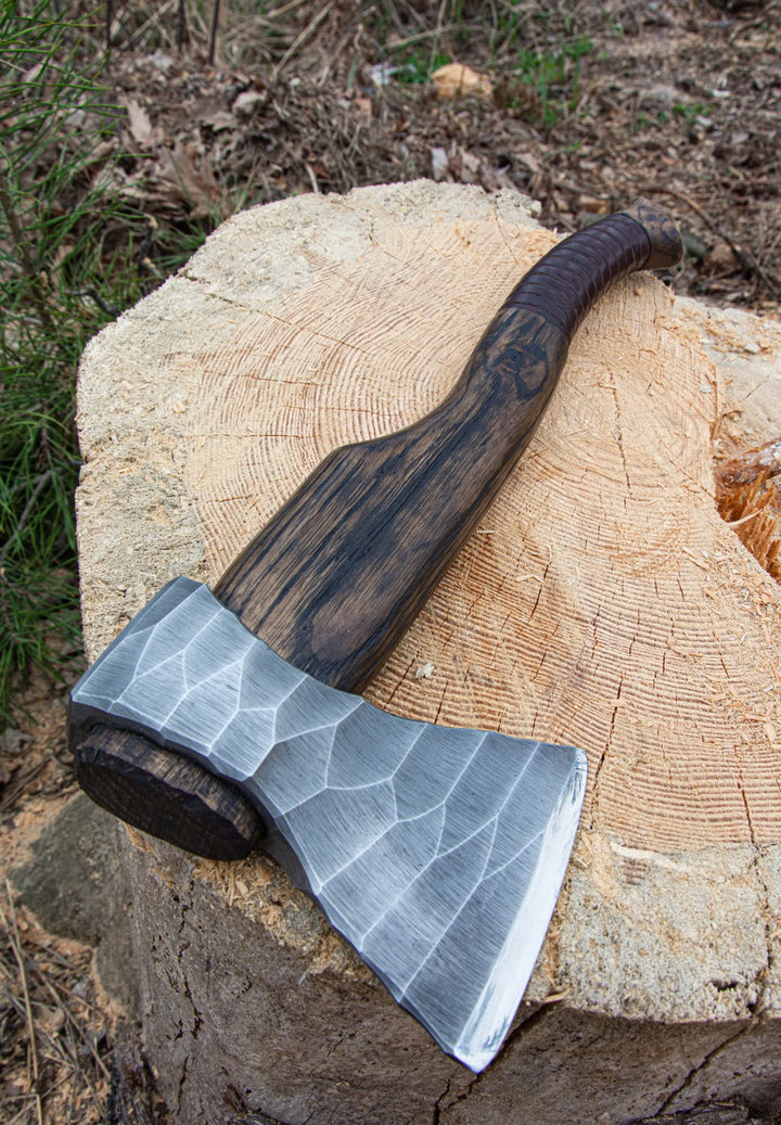 Custom Gift Viking Axe, Hatchet, Hand Forged Carbon Steel Viking Axe With Ash Wood Shaft, Viking Bearded Axe, Battle Axe, Best Gift item, Father Day Gift, Birthday Gift, Wedding Gift item