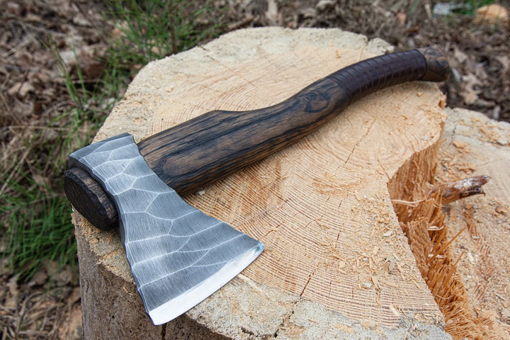 Custom Gift Viking Axe, Hatchet, Hand Forged Carbon Steel Viking Axe With Ash Wood Shaft, Viking Bearded Axe, Battle Axe, Best Gift item, Father Day Gift, Birthday Gift, Wedding Gift item