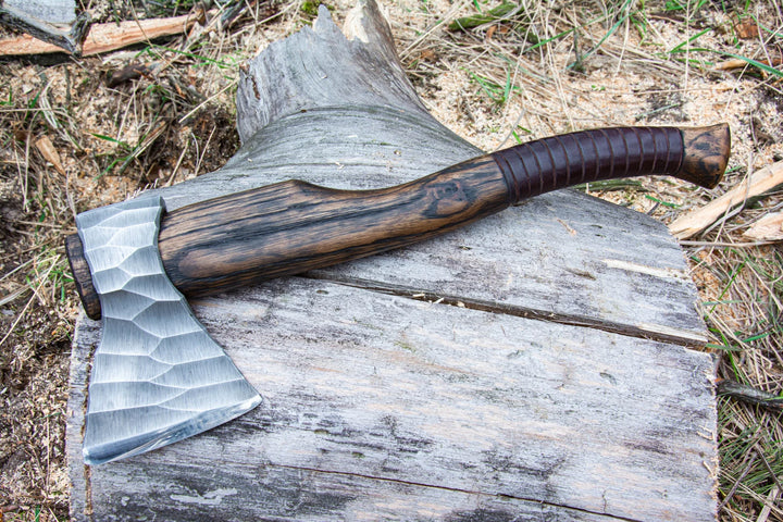 Custom Gift Viking Axe, Hatchet, Hand Forged Carbon Steel Viking Axe With Ash Wood Shaft, Viking Bearded Axe, Battle Axe, Best Gift item, Father Day Gift, Birthday Gift, Wedding Gift item