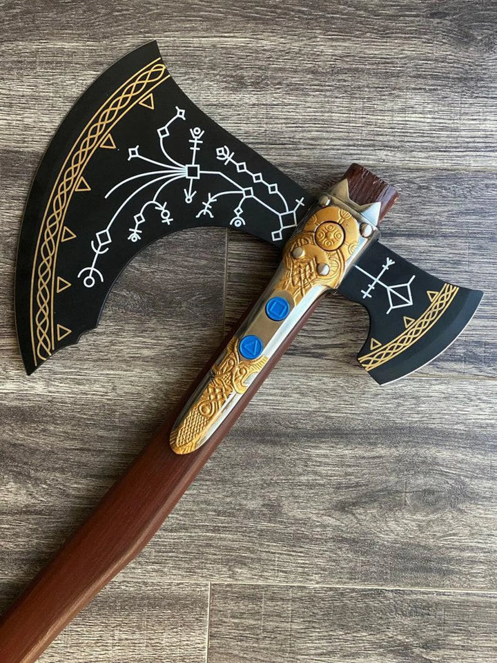 Kratos Leviathan Axe | Viking Axe | Axe | Axe Viking | Viking Axe Handmade | Viking | Hand Forged Axe | Hatchet | Viking Hatchet | Fathers day gift | Best Handmade Gift item | Wedding Gift | Birthday Gift | Gift for him/her