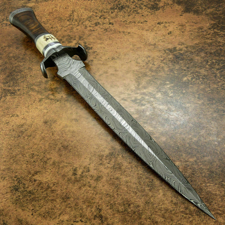 Beautiful Handmade Damascus Steel Dagger Knife Best Gift item