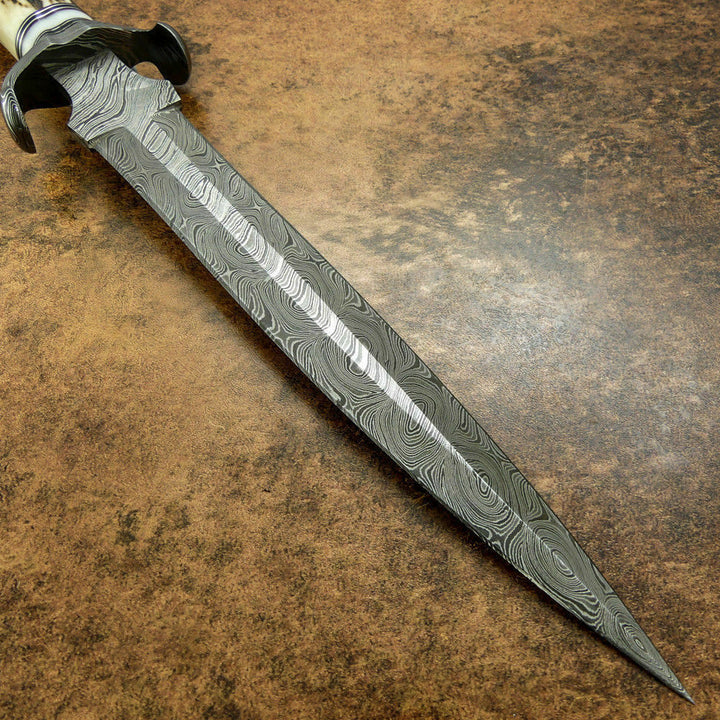 Beautiful Handmade Damascus Steel Dagger Knife Best Gift item