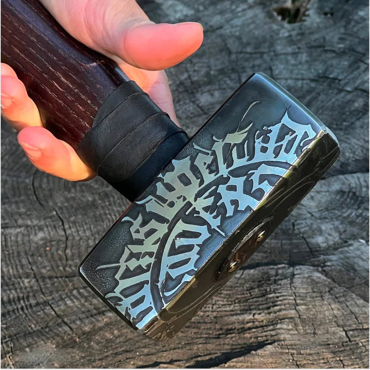 Beautiful Handmade Viking Battle Hammer "Black Bloody Beard"